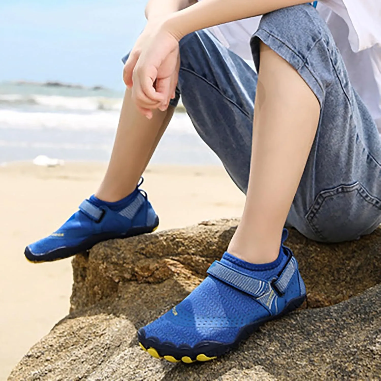 Adult Water Shoes Men Size 10.5 Slip on for Men Women Water Hiking Shoes for Women Non Slip Extra Wide Water Shoes Aqua Sports Outdoor Shoes Aqua Socks for Swim Beach Pool Surf Yoga