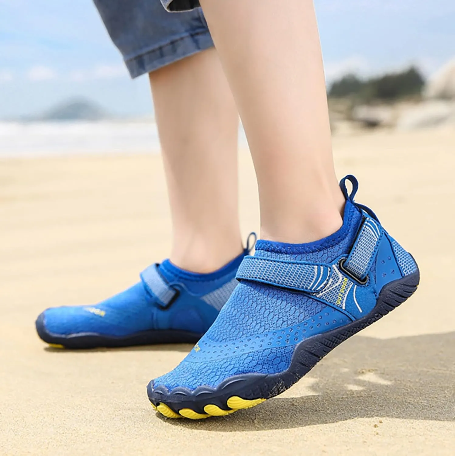 Adult Water Shoes Men Size 10.5 Slip on for Men Women Water Hiking Shoes for Women Non Slip Extra Wide Water Shoes Aqua Sports Outdoor Shoes Aqua Socks for Swim Beach Pool Surf Yoga