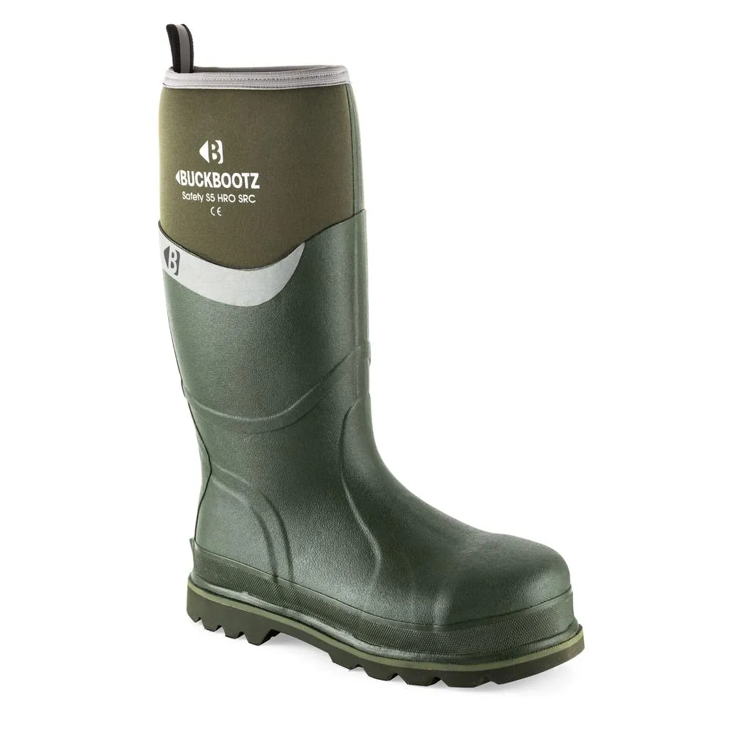 Buckbootz BBZ6000 Safety Wellington Boots Neoprene & Rubber Insulated Buckler Boots