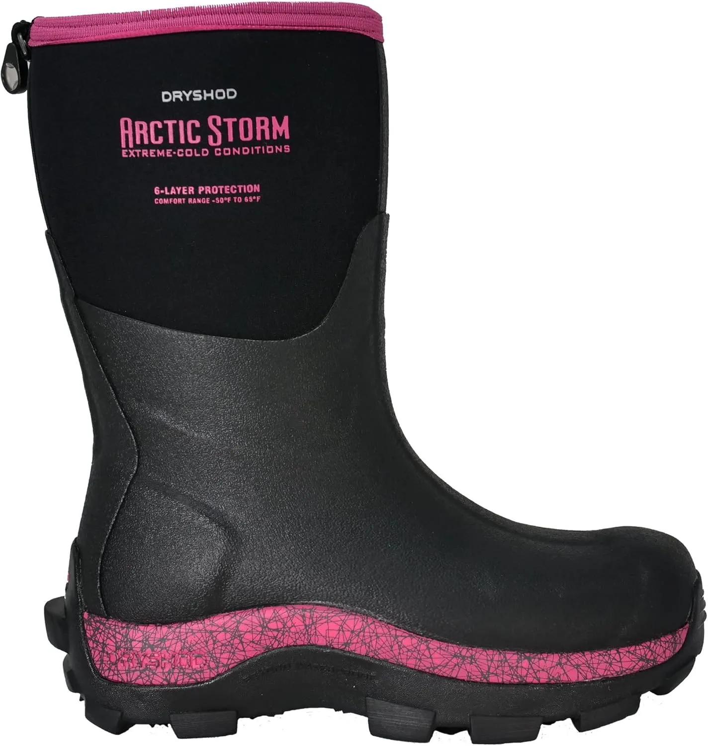 Dryshod Womens Arctic Storm Extreme-Cold Conditions Winter Mid Boot