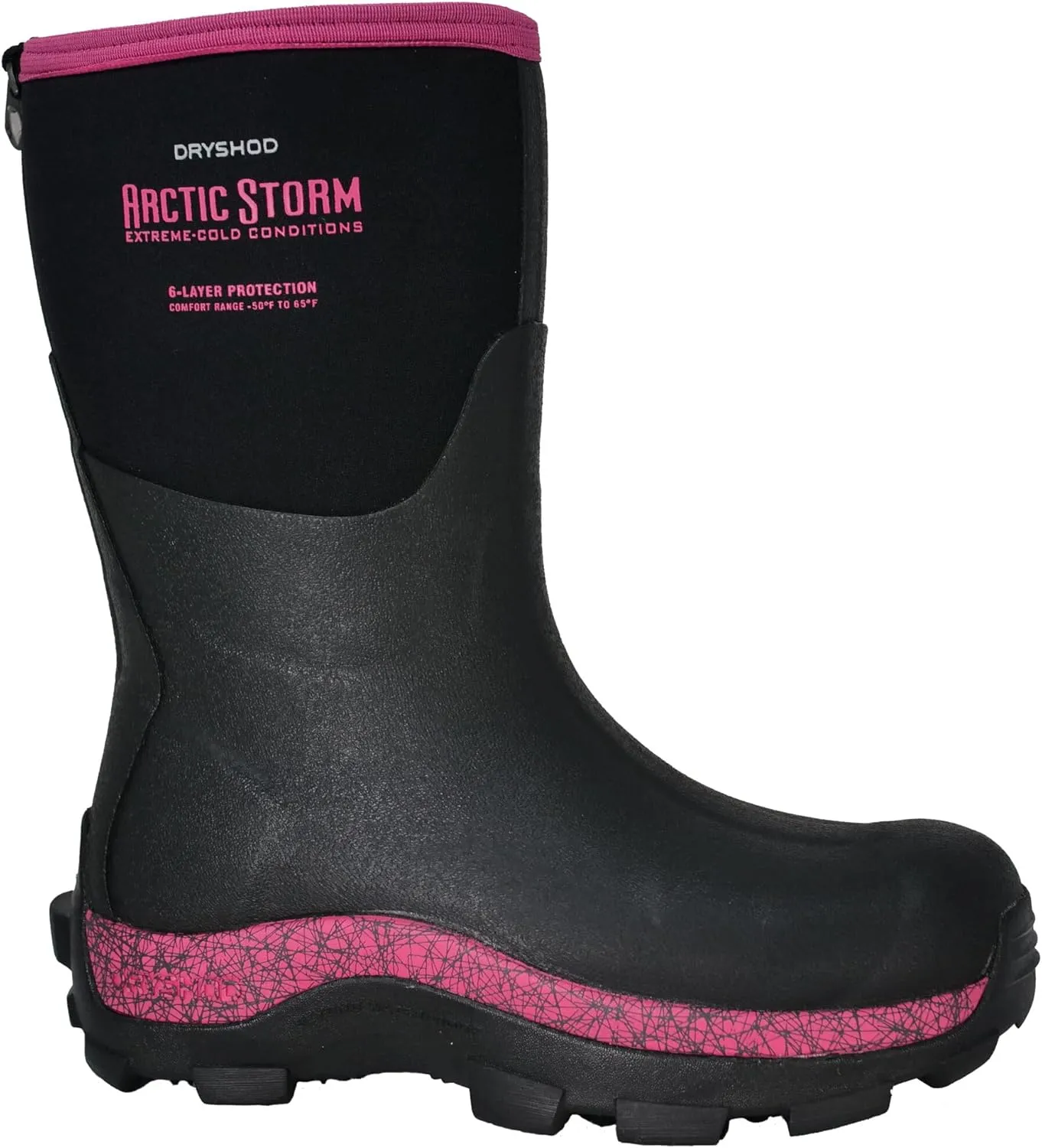 Dryshod Womens Arctic Storm Extreme-Cold Conditions Winter Mid Boot