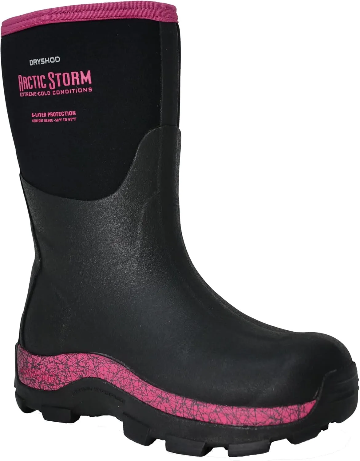 Dryshod Womens Arctic Storm Extreme-Cold Conditions Winter Mid Boot