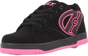 Heelys Kids Propel Skate Shoe, Black Hot Pink, 13 Child
