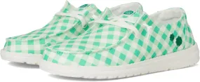 Hey Dude Women's Wendy Shamrock Gingham Loafer