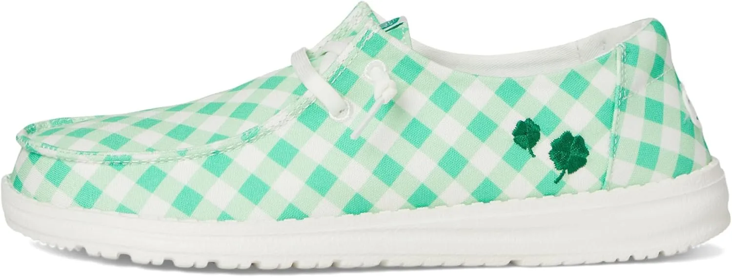 Hey Dude Women's Wendy Shamrock Gingham Loafer