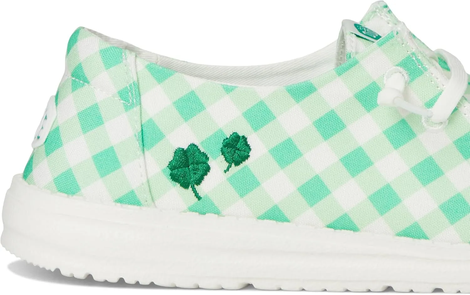 Hey Dude Women's Wendy Shamrock Gingham Loafer