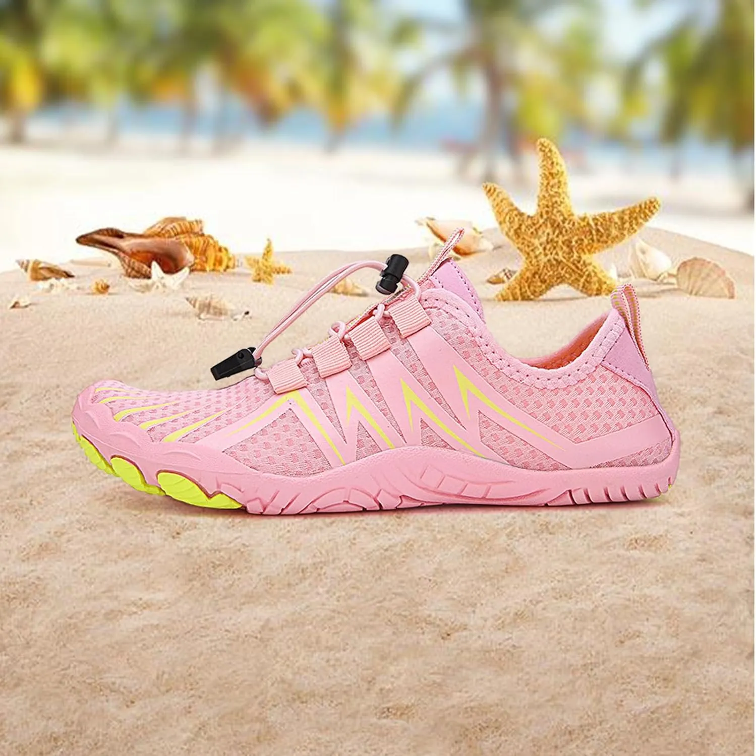 Hike Barefoot Shoes Women Non Slip Water Shoes Wide Toe Box Running Shoe Comfortable Water Resistant Hiking Shoe Breathable Footwear for Walking Summer Beach Quick Dry Casual Sneakers 2025 Fashion