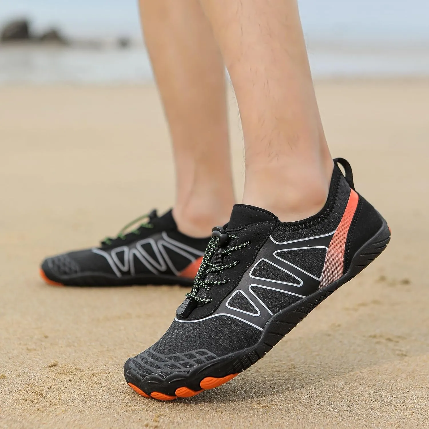 Hiking Footwear Barefoot Womens Shoes Women Men Healthy Non-Slip Unisex Grounded Footwear for Women with Neuropathy Walking Diabetic Shoes Wide Toe Box Sneakers Hike Water Shoe Quick-Dry Waterproof