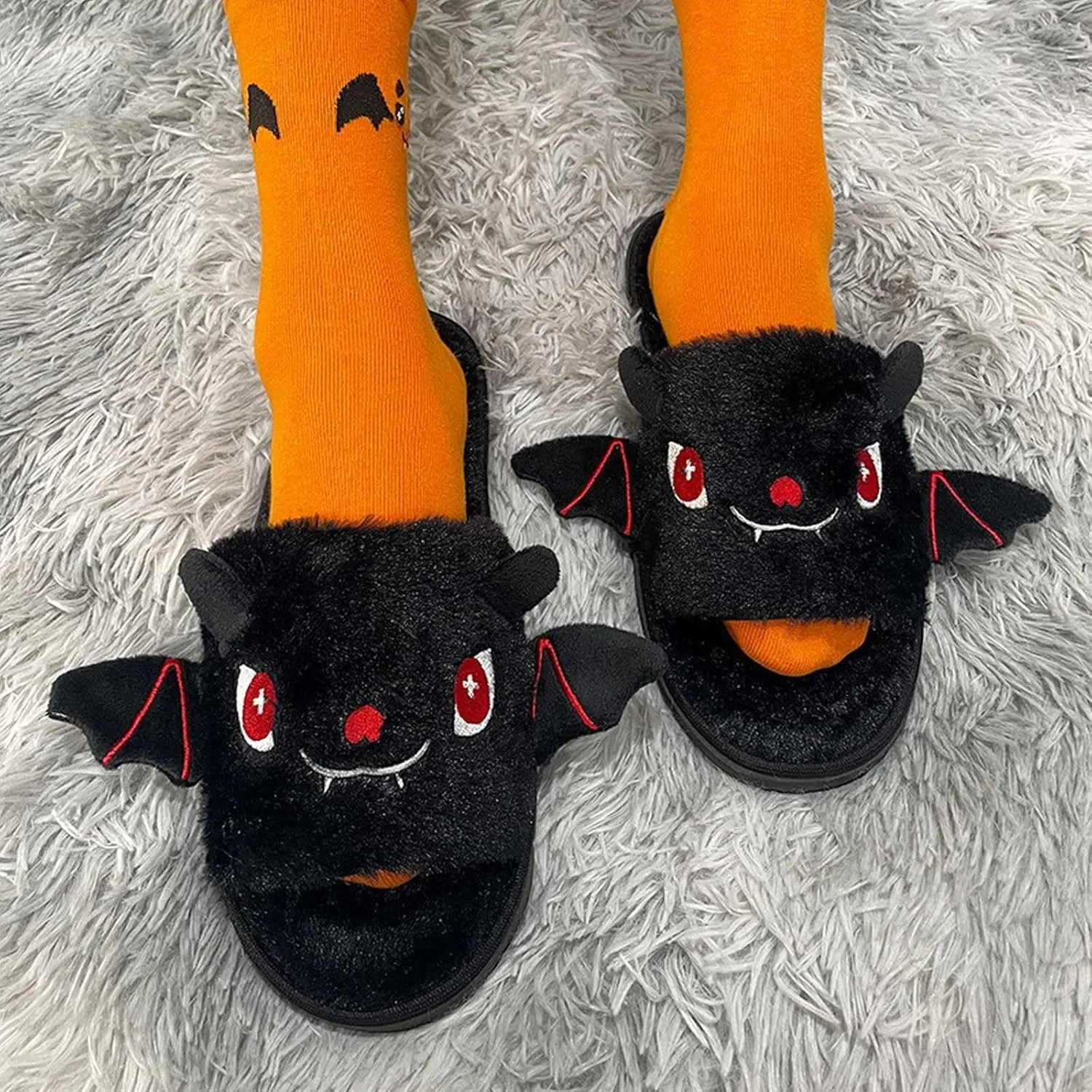 Kid Boys Girls House Slippers Fuzzy Slippers Party Indoor and Outdoor Slippers Slip On Bedroom Slippers