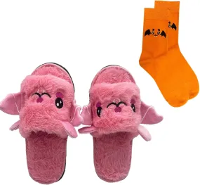 Kid Boys Girls House Slippers Fuzzy Slippers Party Indoor and Outdoor Slippers Slip On Bedroom Slippers