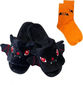 Kid Boys Girls House Slippers Fuzzy Slippers Party Indoor and Outdoor Slippers Slip On Bedroom Slippers