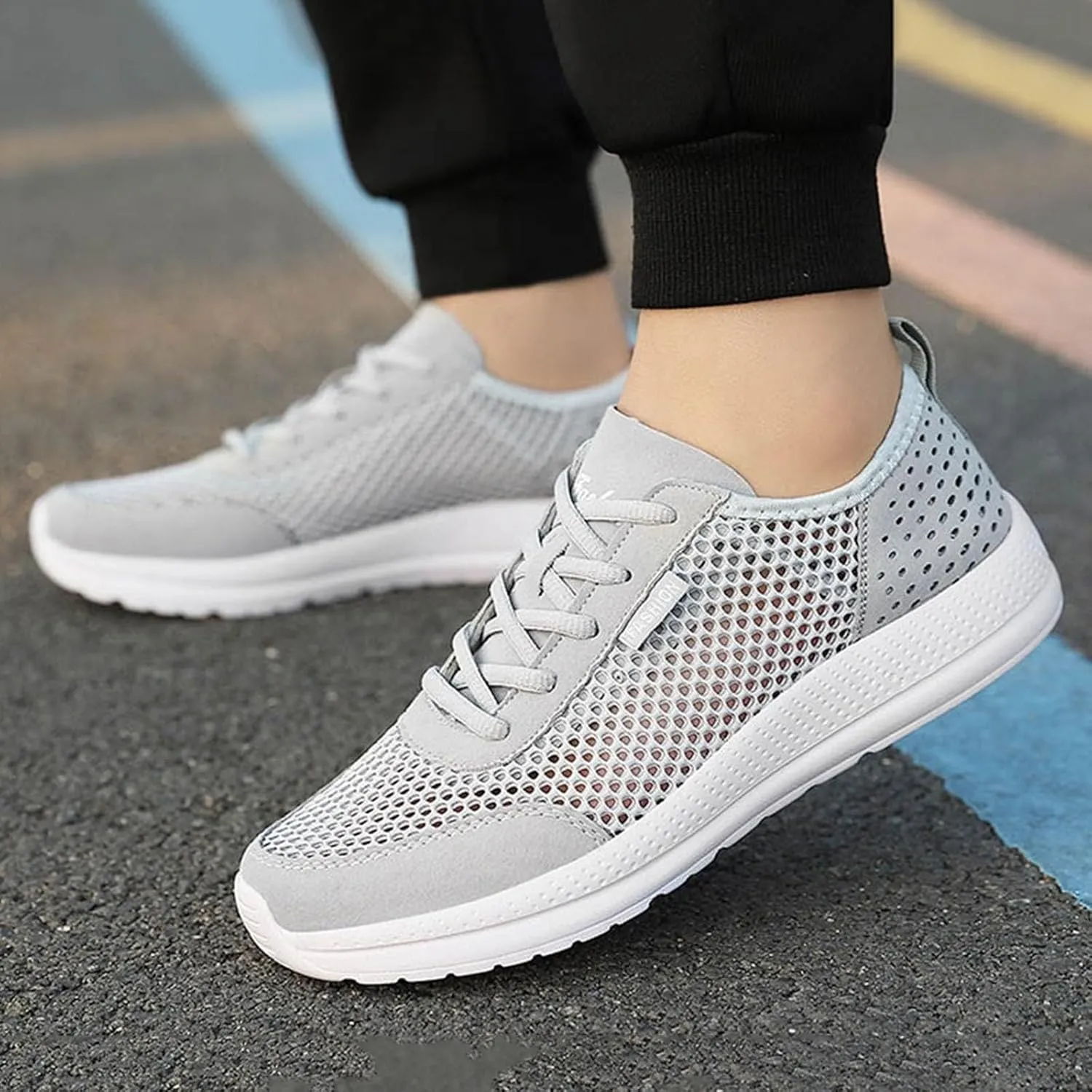 Mens Loafers & Slip-Ons Men's Breathable Comfortable Casual and Lightweight Sneakers Stretch Men's Shoes
