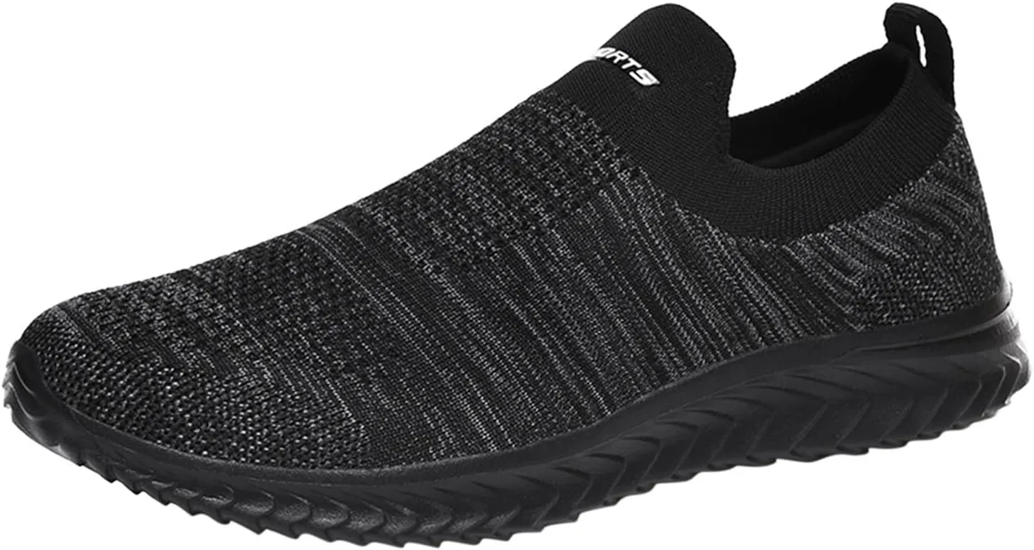 Mens Loafers & Slip-Ons Mesh Breathable Comfortable and Fashionable Men's Slip On Soft Soled Sports Shoes