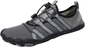 Mens Wading Shoes Outdoor Swim Sports Shoes Flat Breathable Quick-Dry Kayaking Shoe Grounded Hiking Footwear