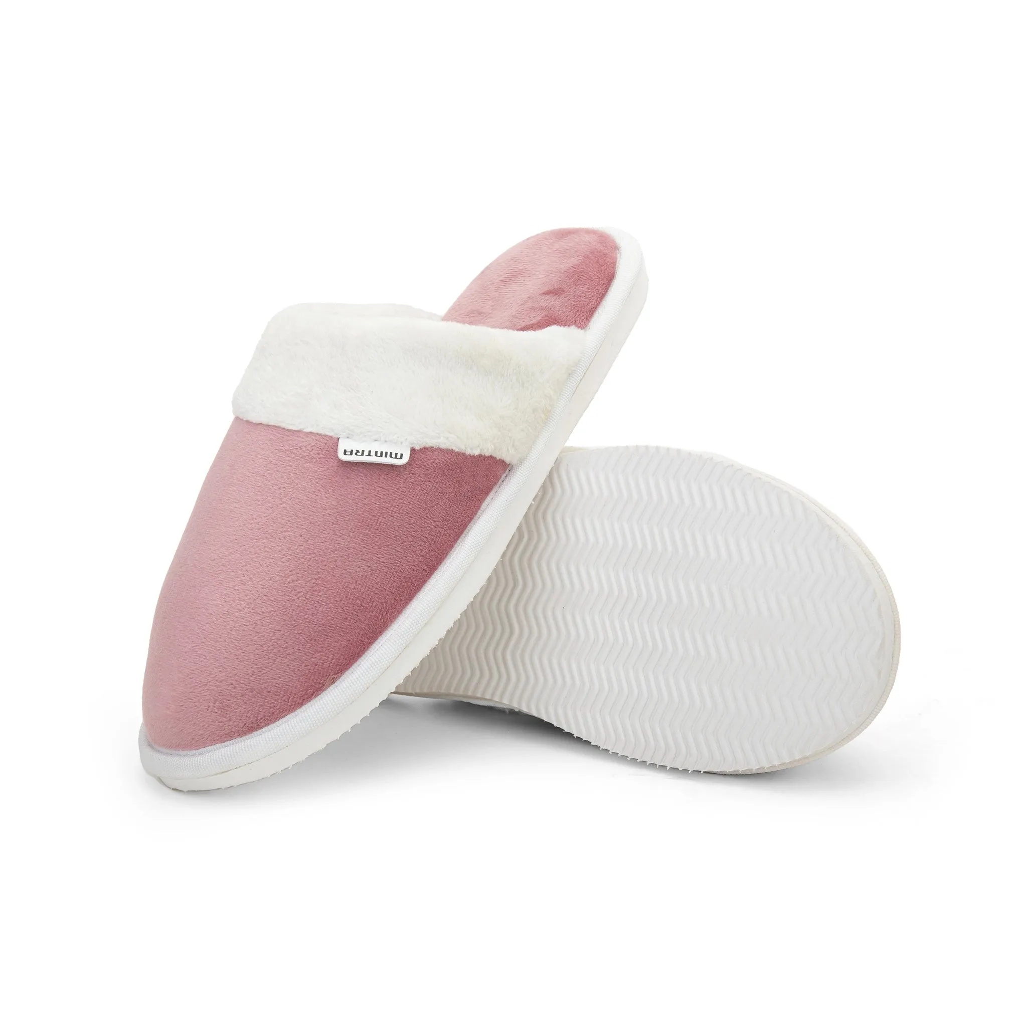 Plain with Fur Winter Slipper - Kids