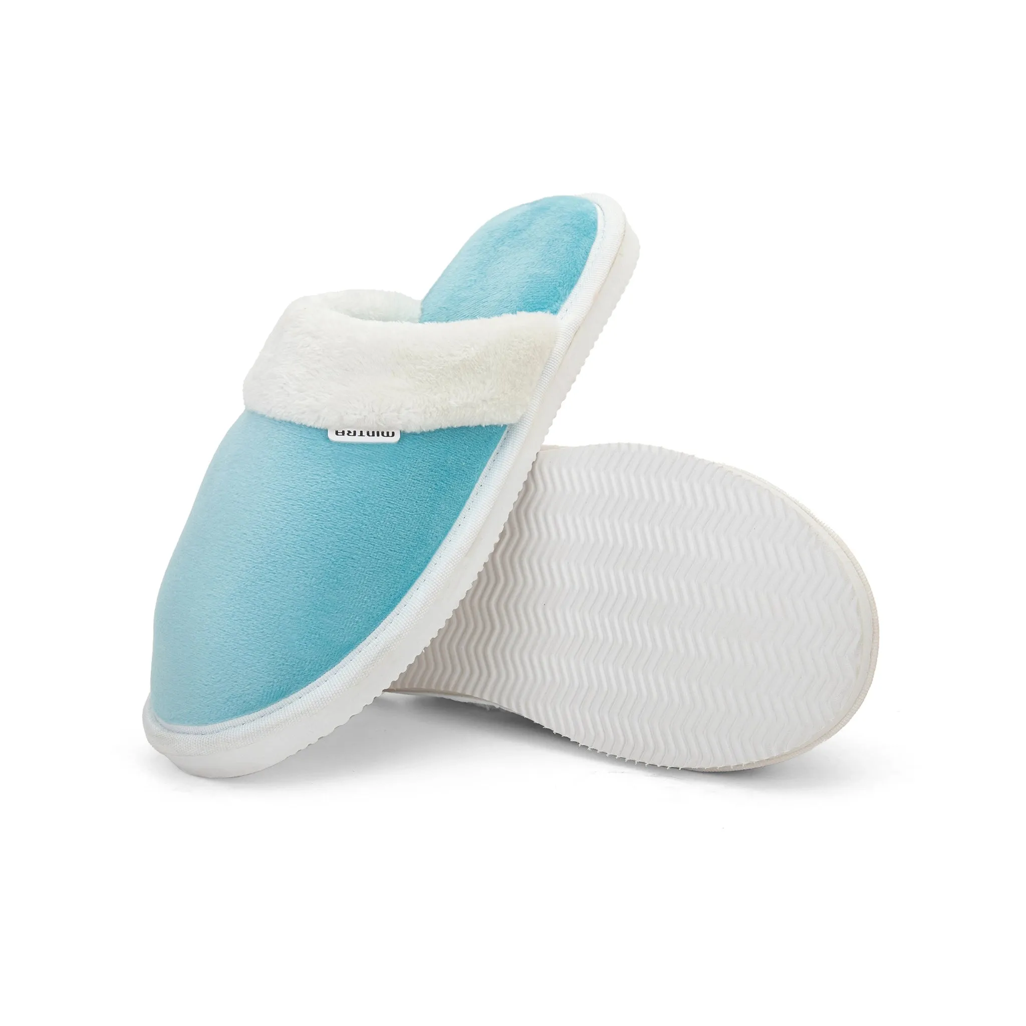 Plain with Fur Winter Slipper - Kids