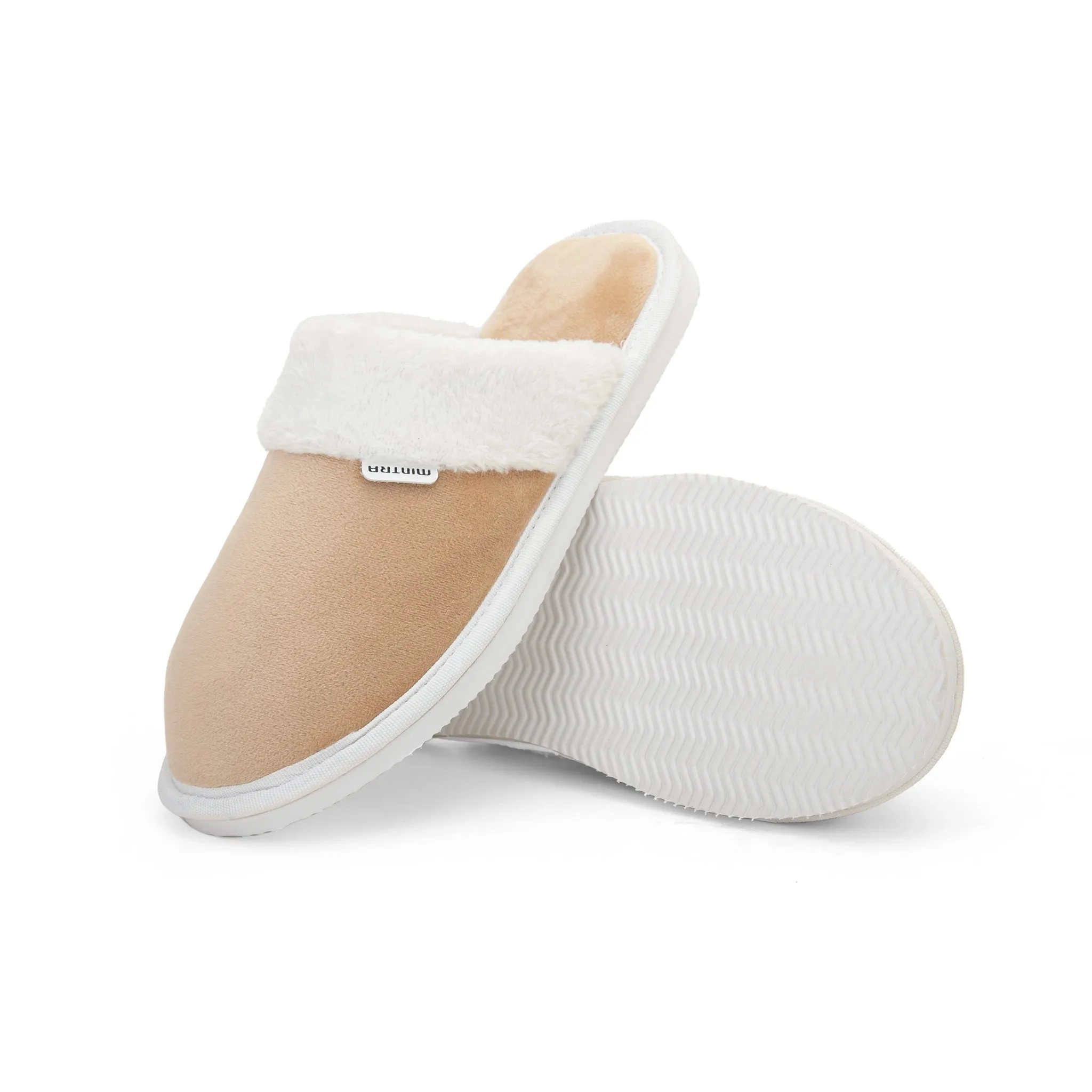 Plain with Fur Winter Slipper - Kids
