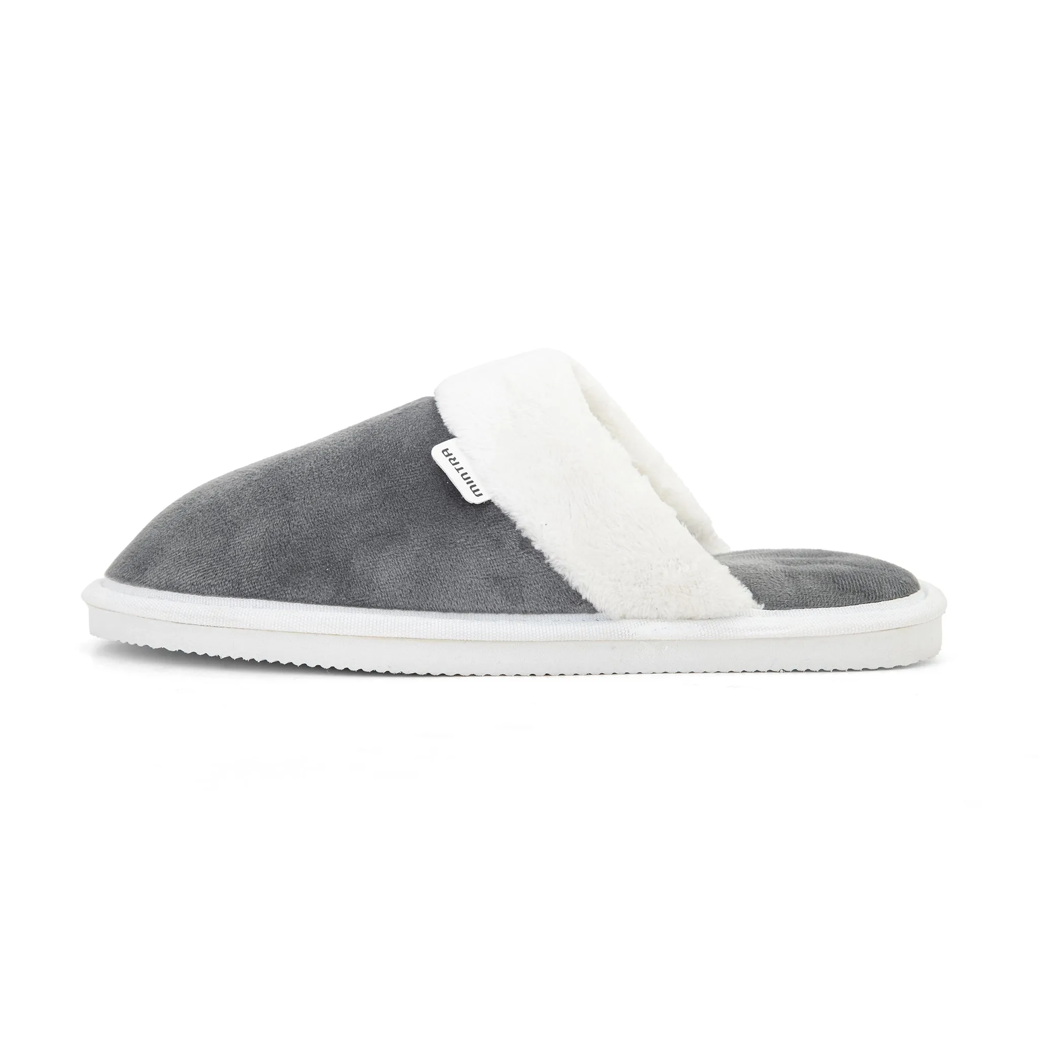 Plain with Fur Winter Slipper - Kids