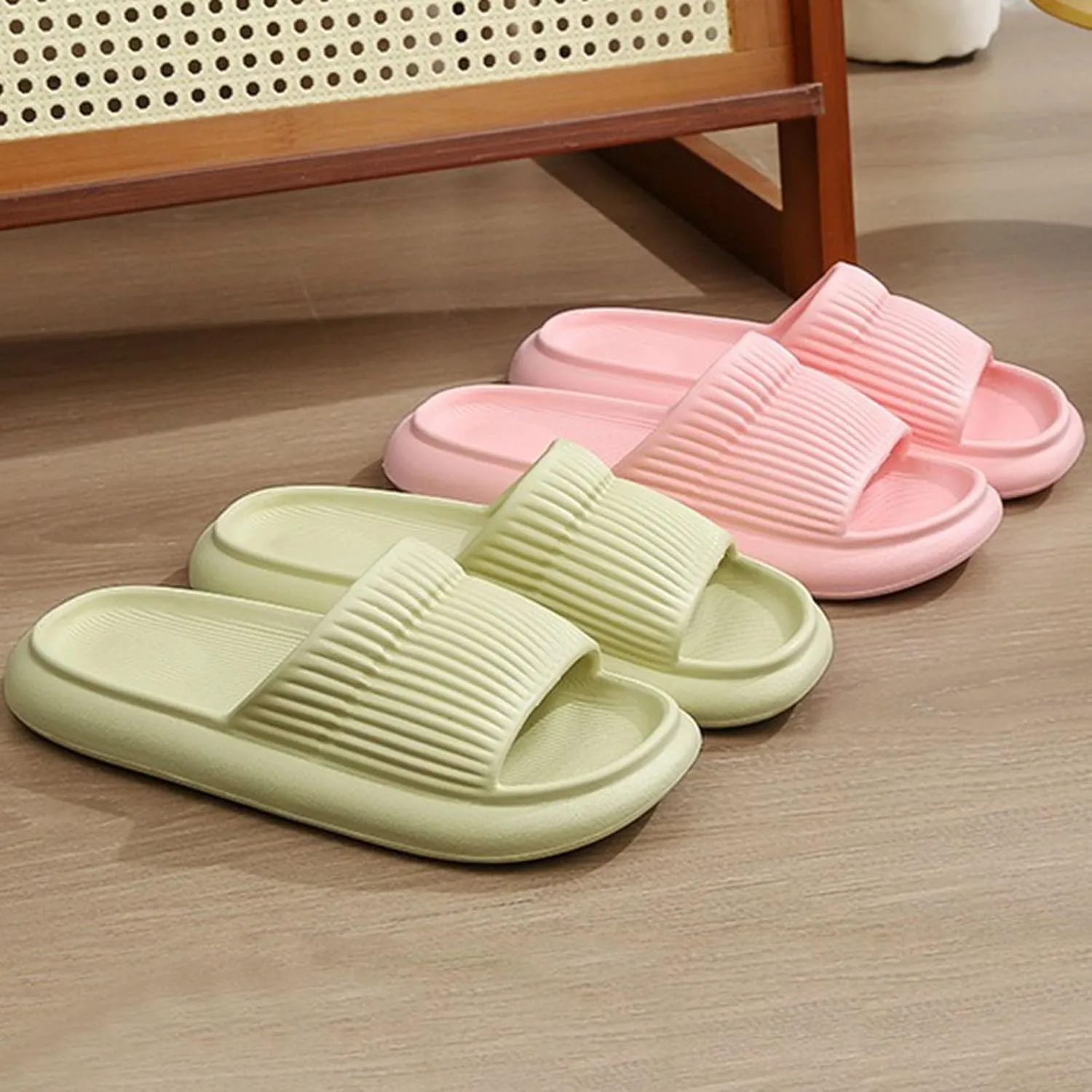 Showers Sandals Mens Bathroom Slipper Womens Pillow Slippers Bath Slippers House Home Drainage Hole Shower Slides