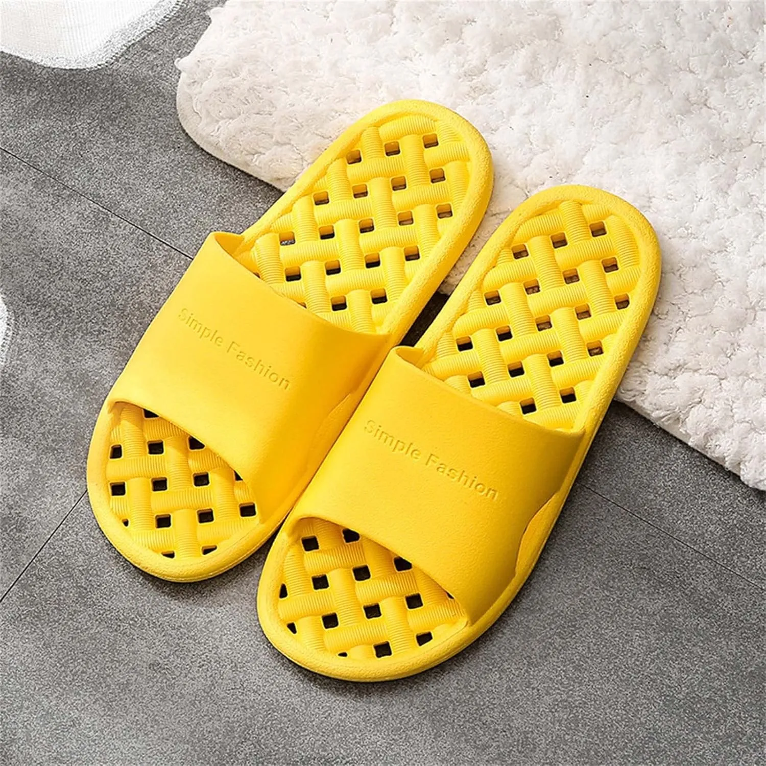 Showers Sandals Mens Cloud Slides Womens Bathroom Slipper Pillow Slippers Drainage Hole Quick Drying Dorms Outdoor