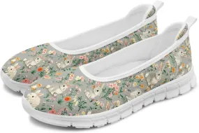 Slip On Casual Shoes Comfortable Lightweight Art Travel Shoes Ladies Flat Stylish Loafers SizeUS 6-11