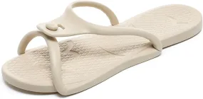 Travel Slippers Shower Shoes For Men Women - Foldable Flip-Flop Sandals Non-Slip Quick-Dry, Portable House Shoes For Bathroom Gym Spa Pool Beach