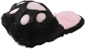 Women's Fuzzy Slippers Simulation Cat Slippers Plus Velvet Warm Summer for Women Memory Foam