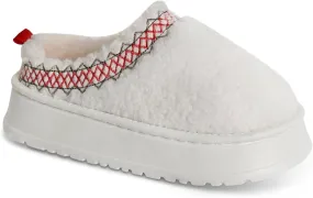 Women's Slippers Platform Mini Boots, Super Light EVA 4cm Thick Sole, Fur Fleece Lined, Cozy and Stylish Slipper for Outdoor Indoor