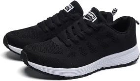 Women’s Supportive Running Shoe Fashion Women's Running Shoes Mesh Flat Shoes Casual Straps Sneaker